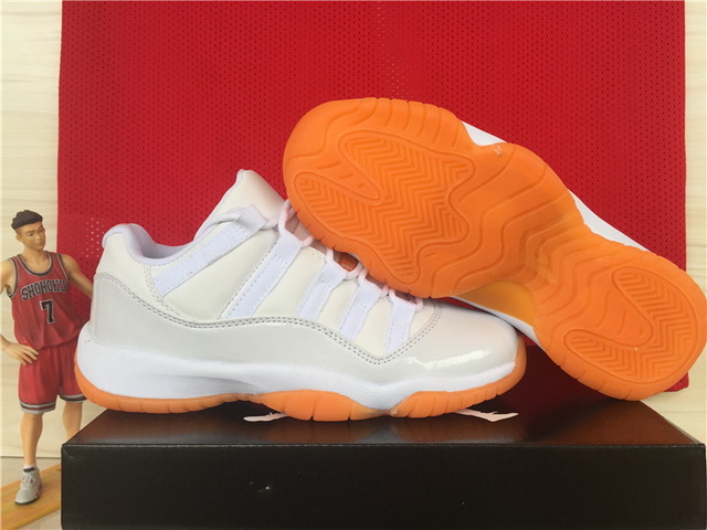 Women Air Jordan Shoes 11 Low Citrus [Women Cheap Jordans 11 29]